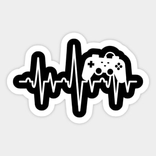 Game Control Heartbeat Sticker